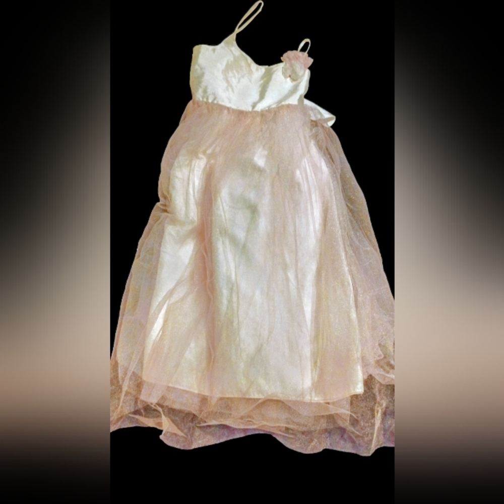 Cherokee pink and white Easter Dress